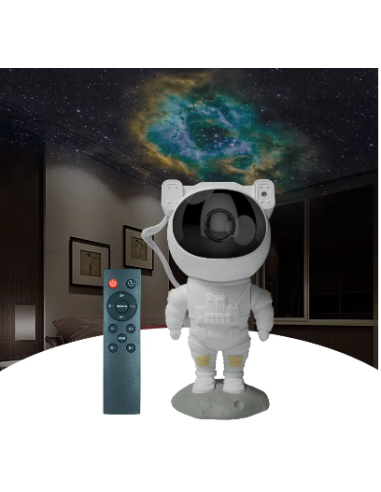 Projetor Astronauta Galáxia Estrelada