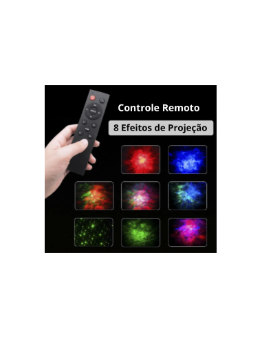 Projetor Astronauta Galáxia Estrelada