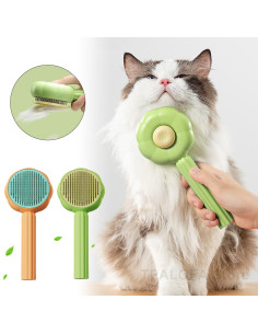 Escova Auto Limpante para Pets