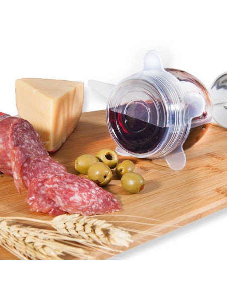 Kit Tampa de Silicone Universal (12 Peças)