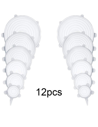 Kit Tampa de Silicone Universal (12...