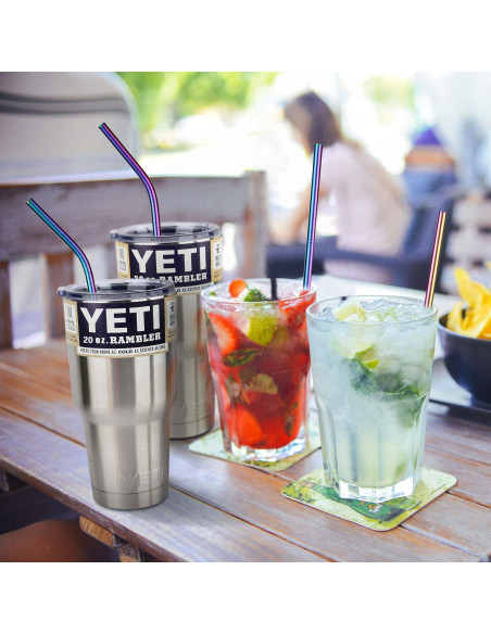 Kit 4 Canudos Aço Inoxidável