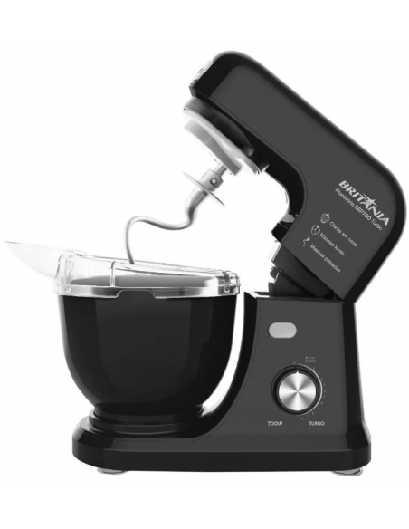 Batedeira Planetária Britânia BBP700P Turbo Preto 700W 4L