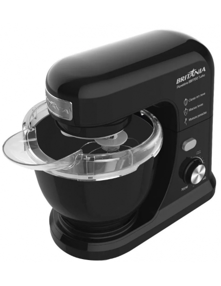 Batedeira Planetária Britânia BBP700P Turbo Preto 700W 4L