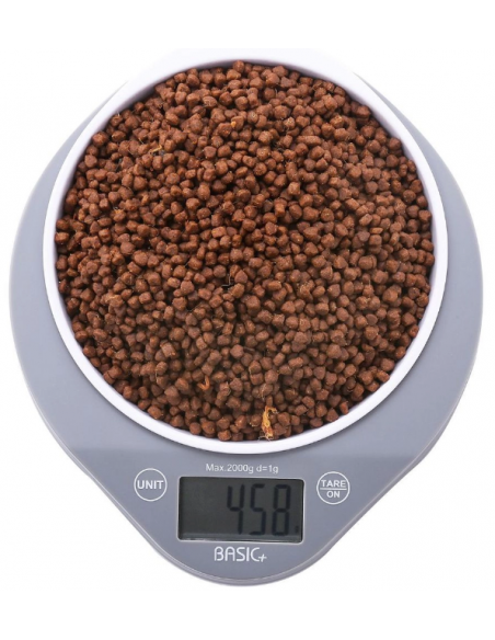 Comedouro DogLee com Balança de Precisão e Tigela Removível Basic+ - Grafite